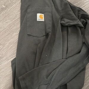 Carhartt Charcoal Long Sleeve Shirt